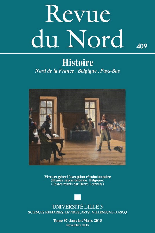 N°409. Vivre et gérer l’exception révolutionnaire (France septentrionale, Belgique)