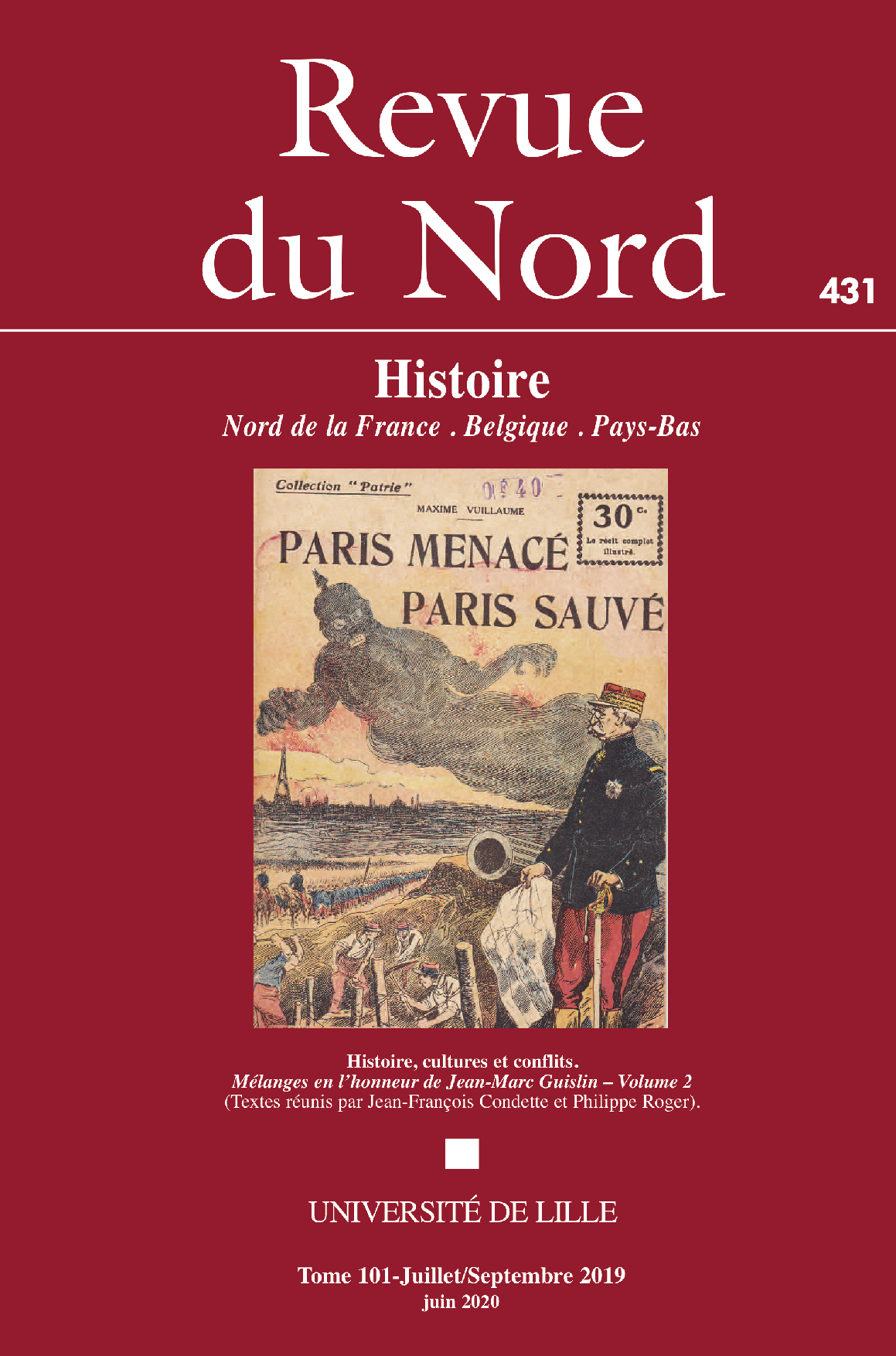 N°431. Histoire, cultures et conflits. Mélanges en l’honneur de Jean-Marc Guislin – Volume 2