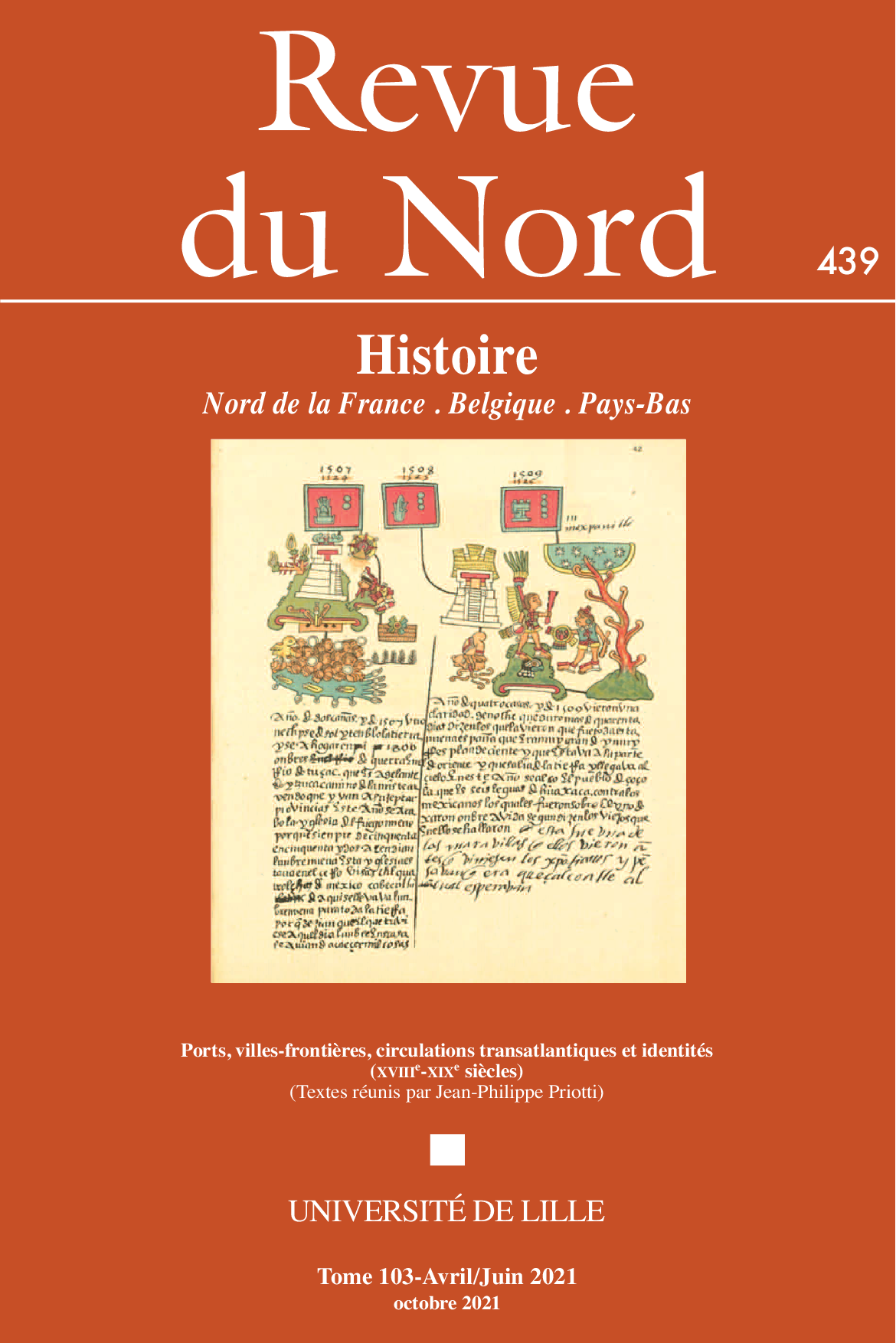 N°439. Ports, villes-frontières, circulations transatlantiques et identités (XVIIIe-XIXe siècles)