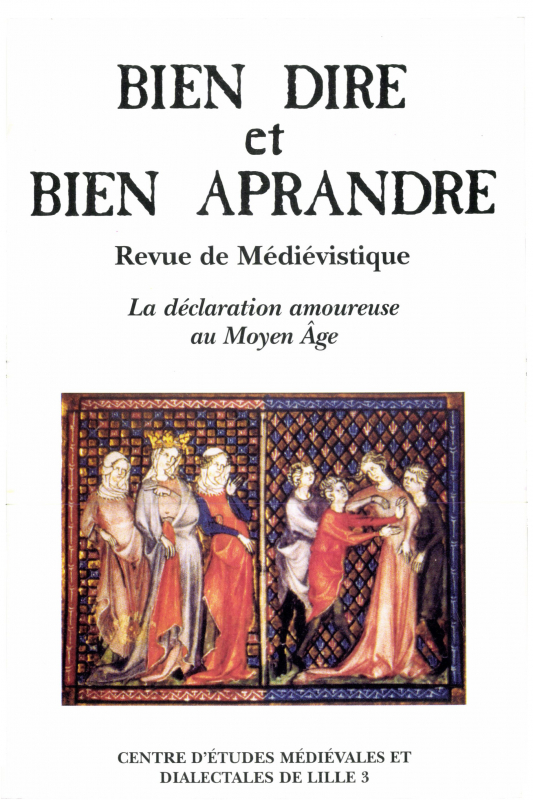 N°15 - La déclaration amoureuse au Moyen Âge N°15 - La déclaration amoureuse au Moyen Âge