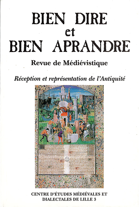 N°24 - Réception et Représentation de l’Antiquité