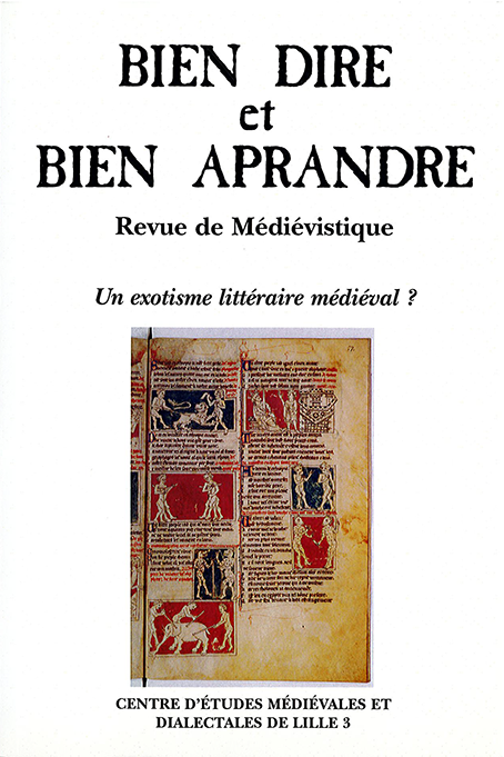 N°26 - Un Exotisme Littéraire Médiéval ?