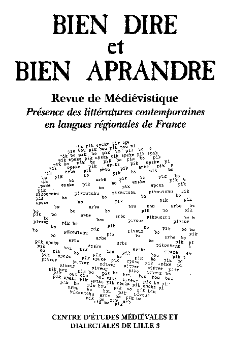 N°28 - Présence des littératures contemporaines en langues régionales de France