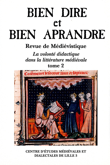 N°30 - La volonté didactique dans la littérature médiévale - Tome 2