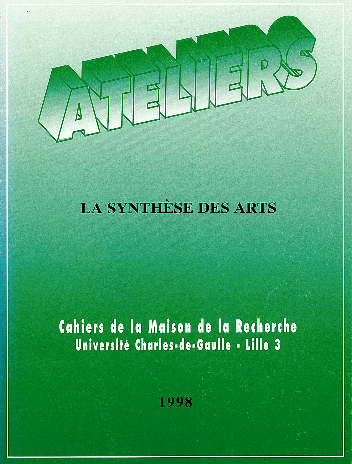 N°16. La synthèse des arts