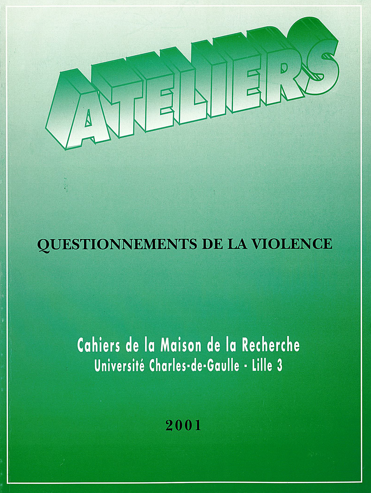 N°28. Questionnements de la violence