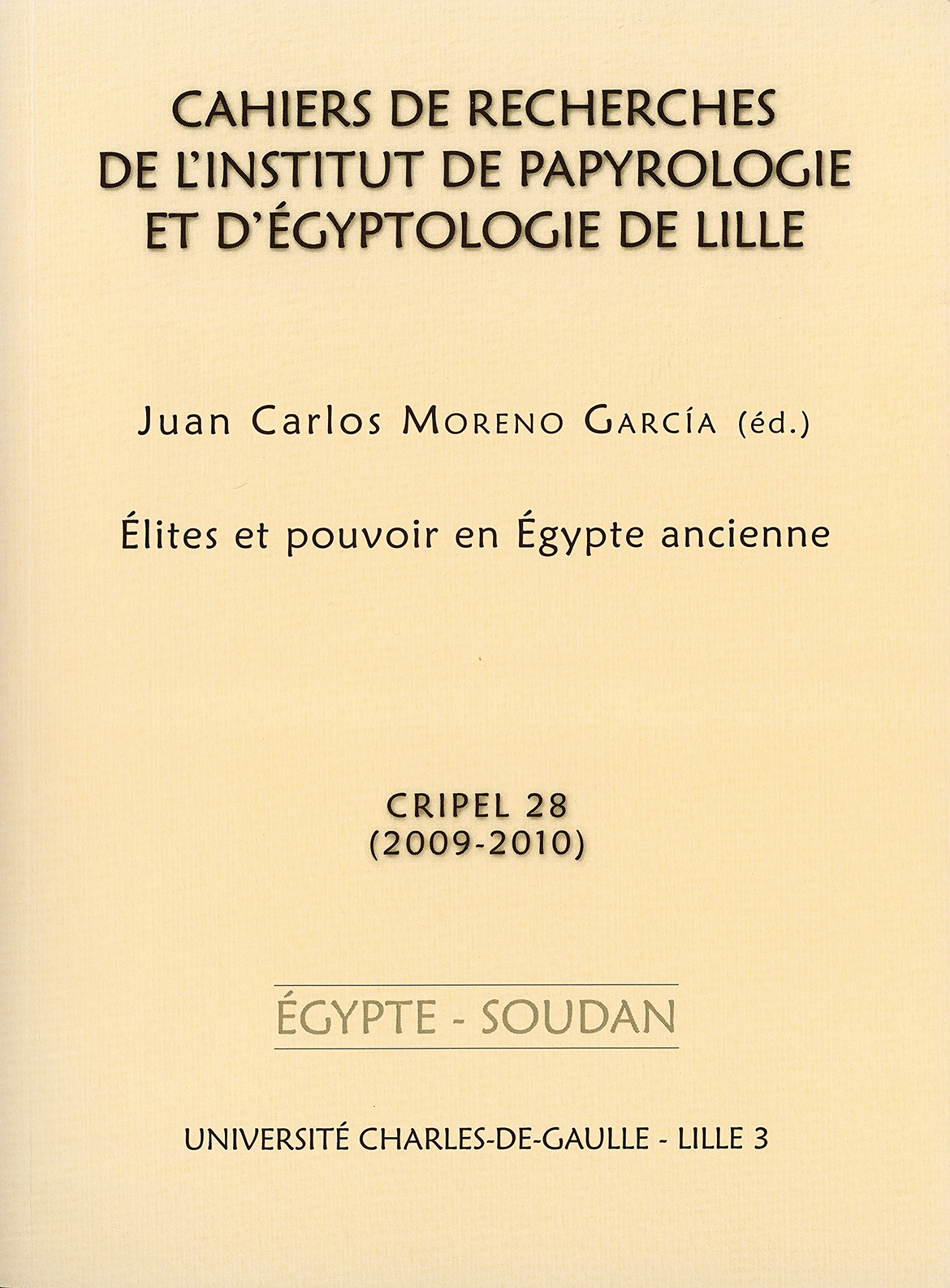 N°28. Élites et pouvoir en Égypte ancienne