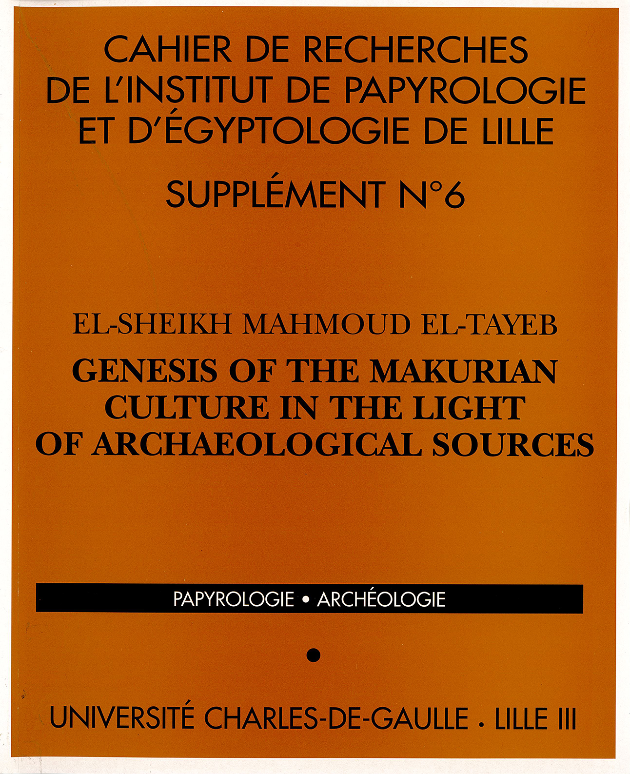 Supplément 6. Genesis of the makurian culture in the light of archeological sources