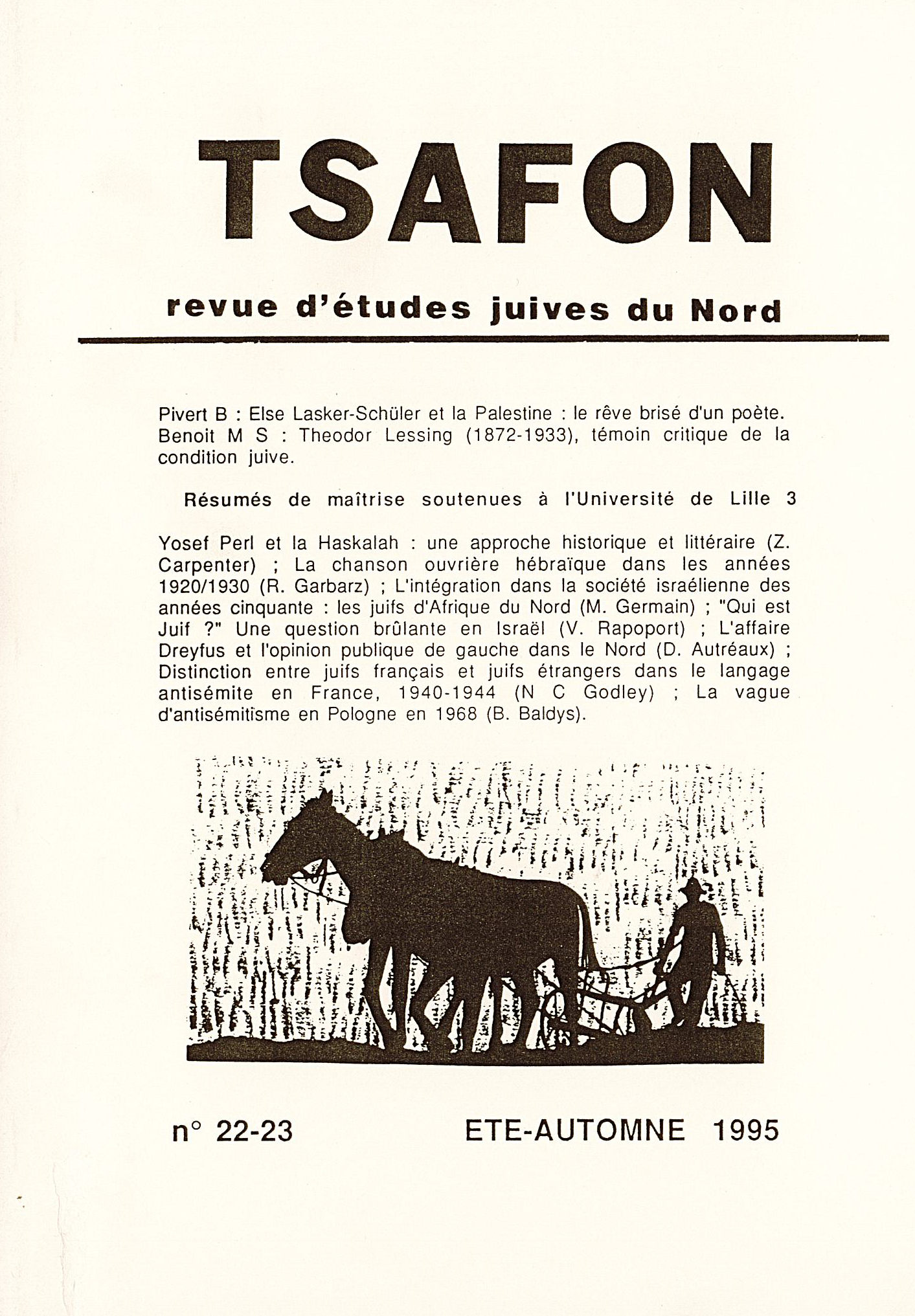 N° 22-23. Varia N° 22-23. Varia