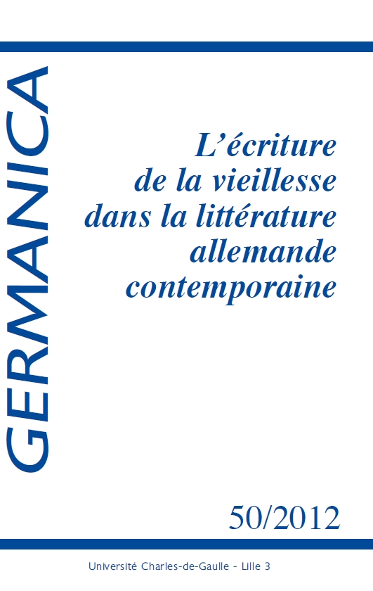 N°50. L’écriture de la vieillesse dans la littérature allemande contemporaine