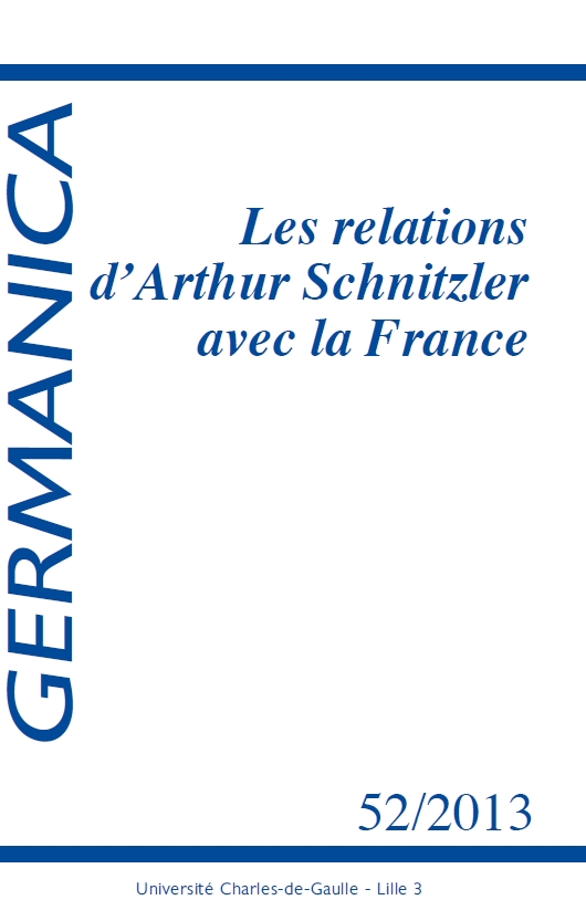 N°52. Les relations d’Arthur Schnitzler avec la France