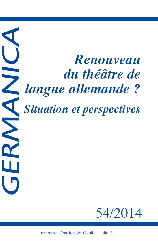 N°54. Renouveau du théâtre de langue allemande ? Situation et perspectives