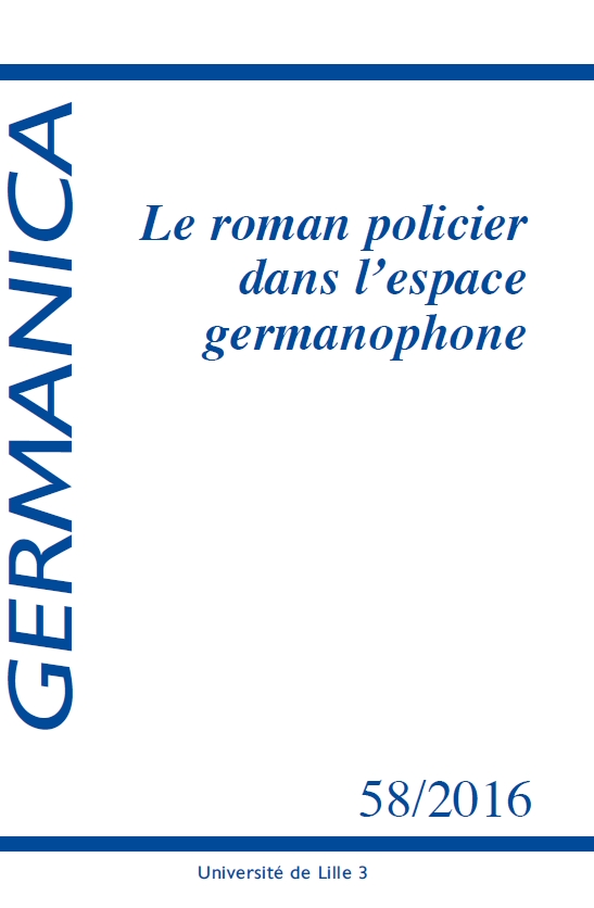 N°58. Le roman policier dans l’espace germanophone