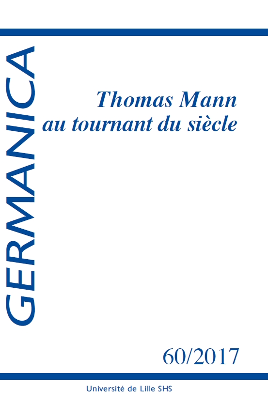 N°60. Thomas Mann au tournant du siècle