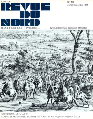 Couverture Revue du Nord n°210. Varia