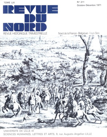 Couverture Revue du Nord n°211. Varia