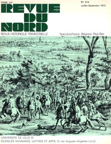 Couverture Revue du Nord n°214. Varia