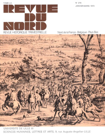Couverture Revue du Nord n°216. Varia