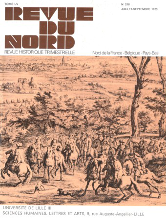 Couverture Revue du Nord n°218. Varia