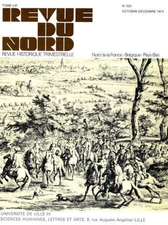 Couverture Revue du Nord n°223. Varia