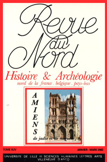 Couverture Revue du Nord n°252. Amiens de jadis et de naguère