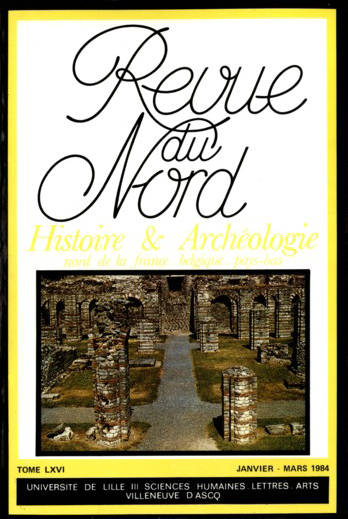Couverture Revue du Nord - Archéologie n°66 (260)