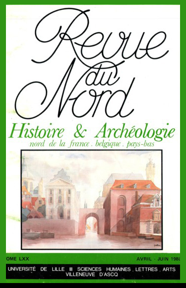 Couverture Revue du Nord n°277. Varia