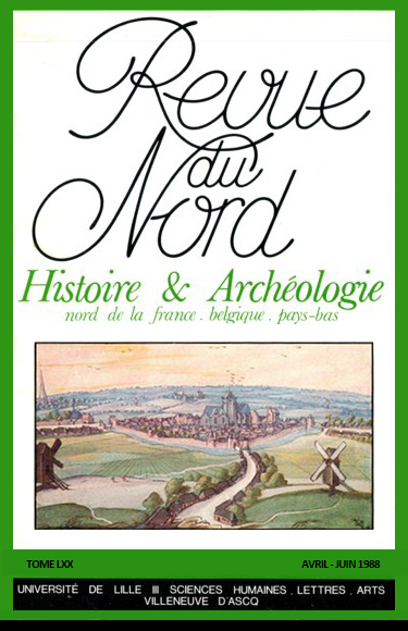 Couverture Revue du Nord n°279. Varia