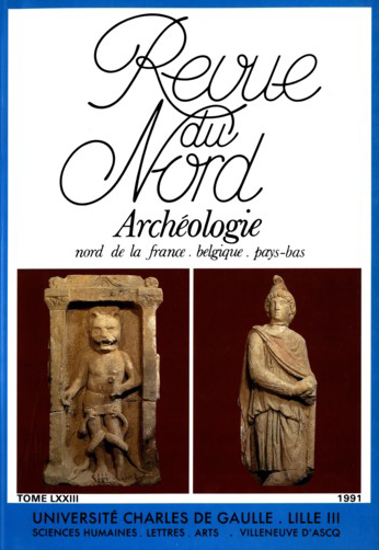 Couverture Revue du Nord - Archéologie n°73 (292)