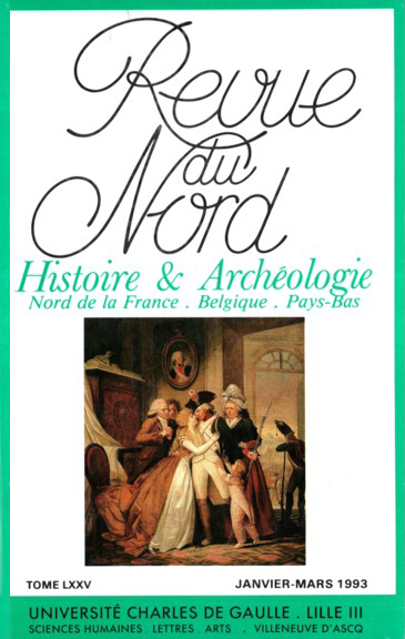 Couverture Revue du Nord n°299