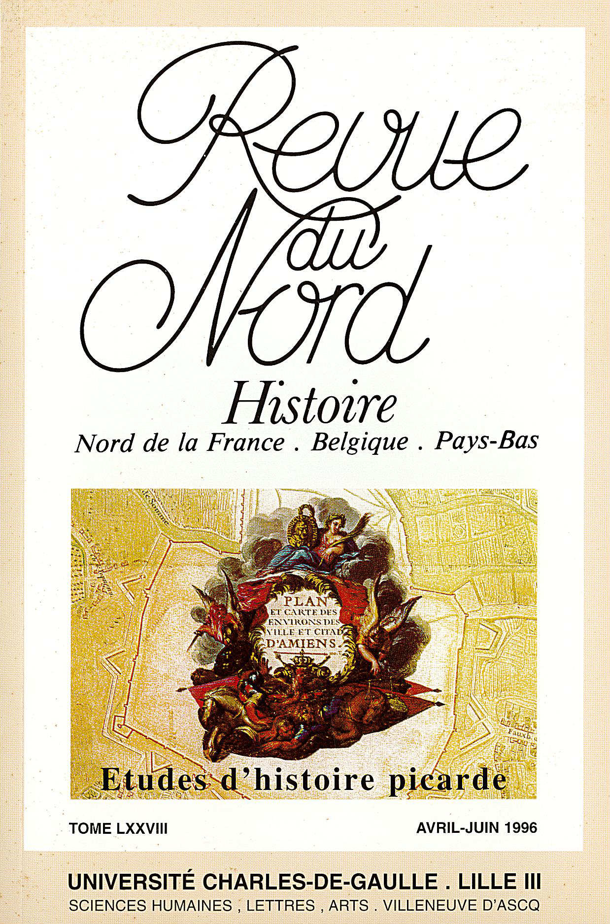 N°315. Études d'histoire picarde offertes à Pierre Desportes N°315. Études d'histoire picarde offertes à Pierre Desportes