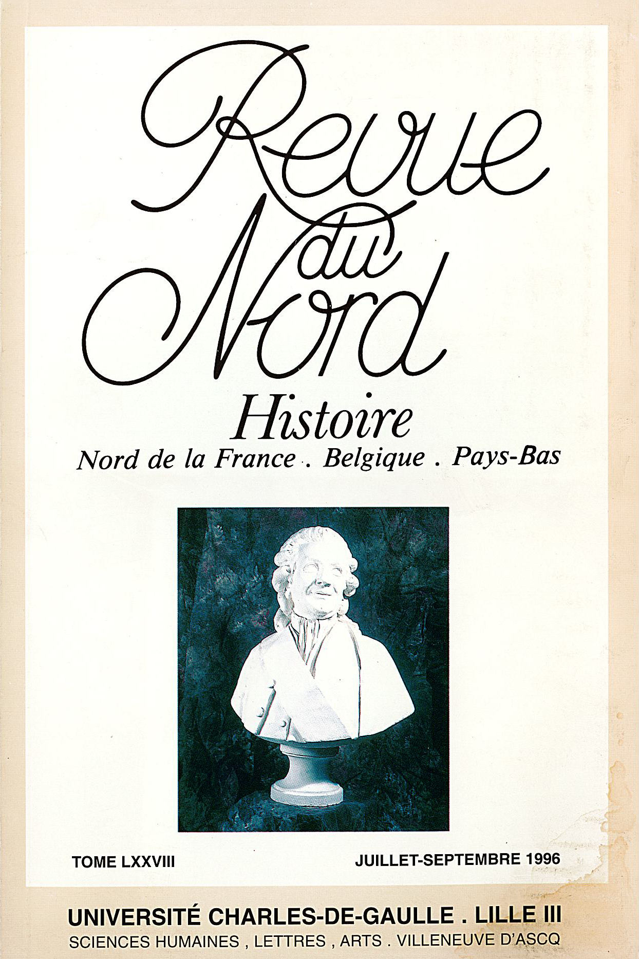 Couverture Revue du Nord n°316