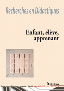 N°11. Enfant, élève, apprenant