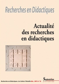 N°12. Actualité des recherches en didactiques