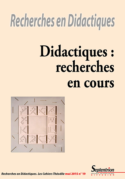 N°19. Didactiques : recherches en cours