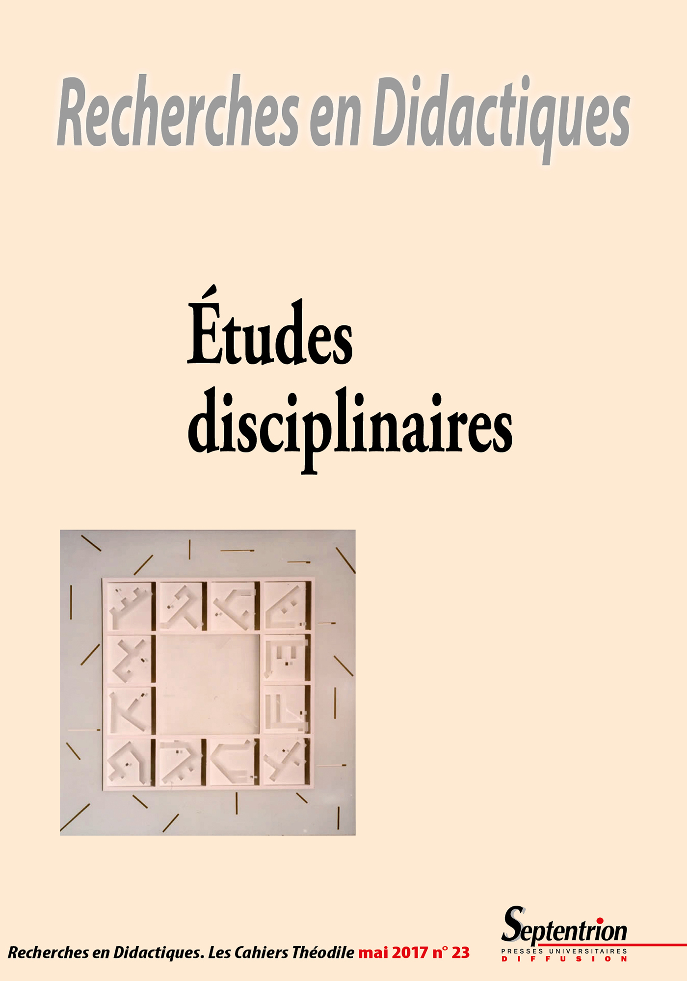 N°23. Études disciplinaires