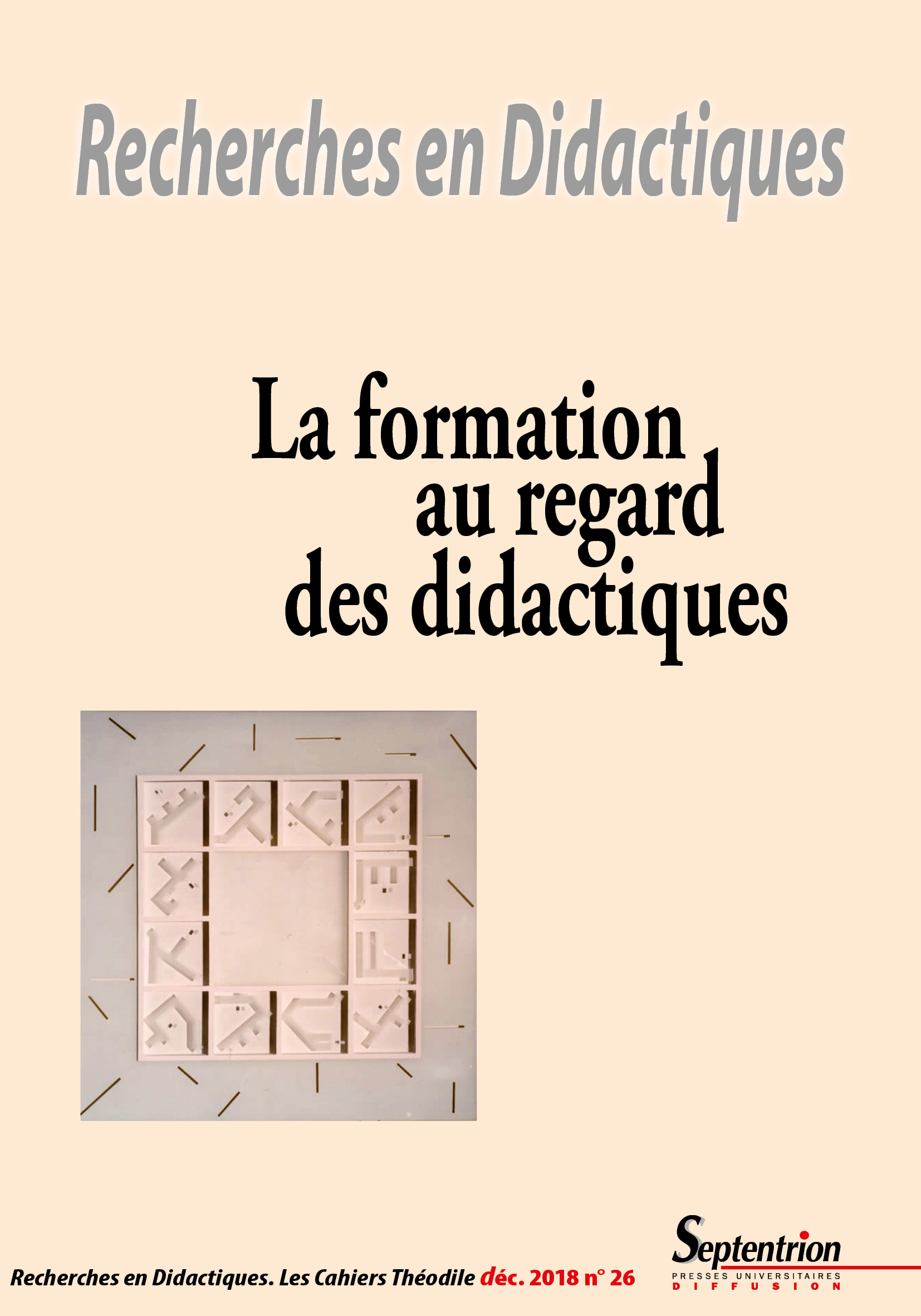 N°26. La formation au regard des didactiques