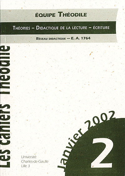 N°2. Les Cahiers Théodile n°2