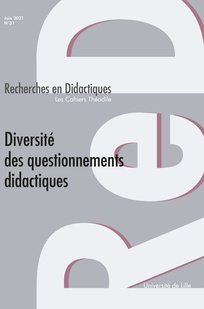 N°31. Diversité des questionnements didactiques