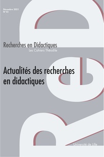 N°32. Actualités des recherches en didactiques