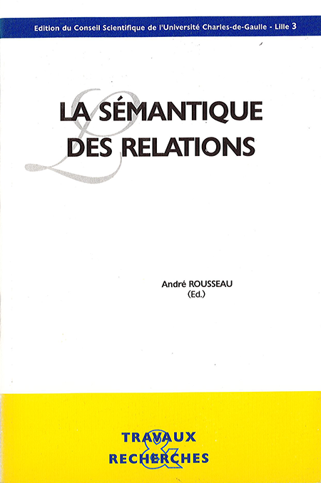 La sémantique des relations