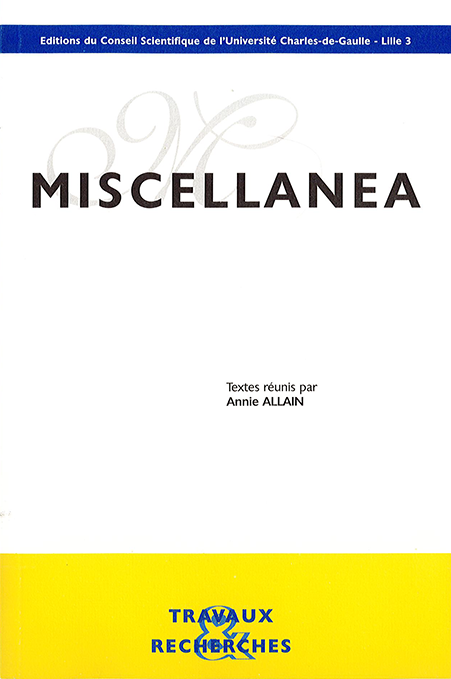 Miscellanea